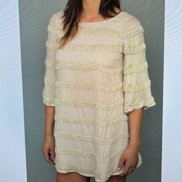 Ark & Co Dresses & Skirts - New! Ark and Co (Nasty Gal) fringe mini dress Size Medium